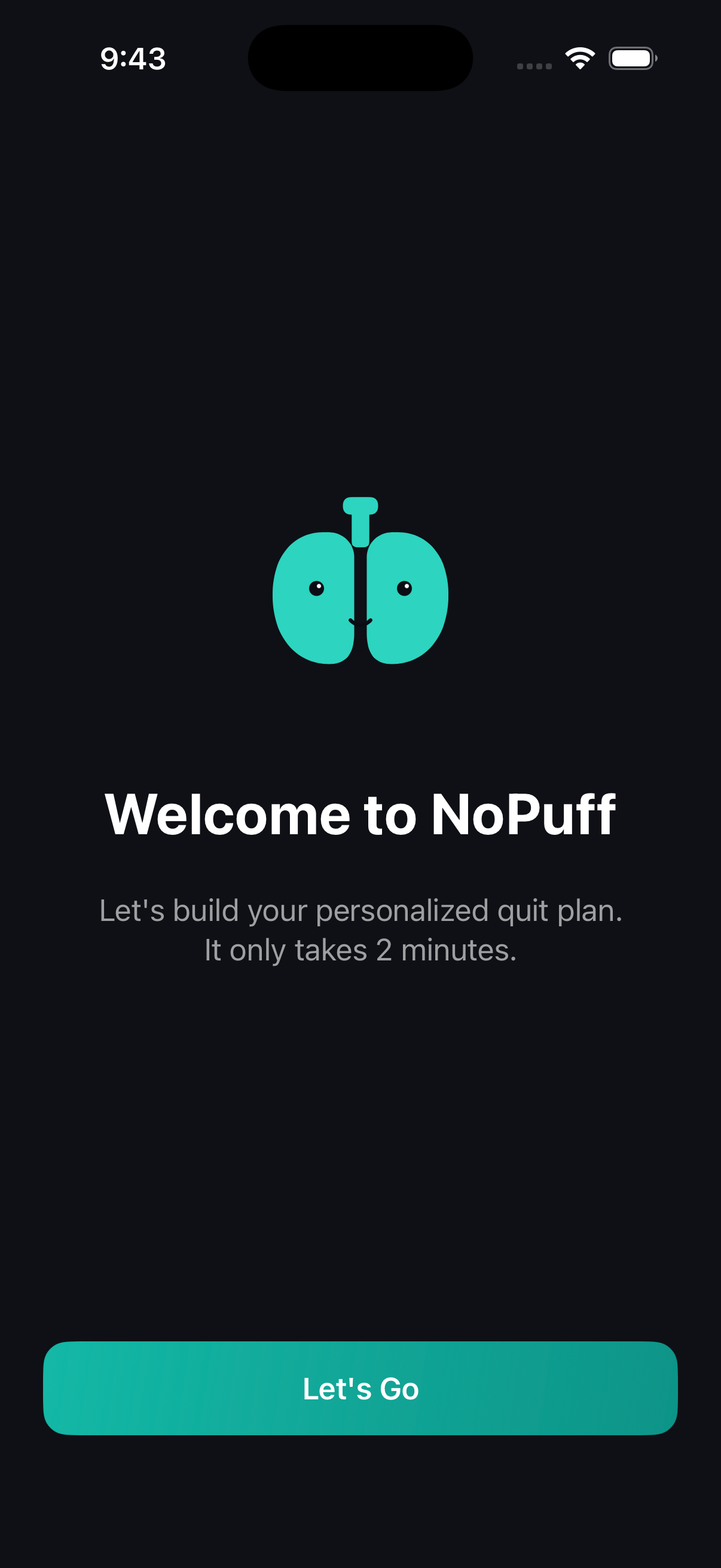 NoPuff onboarding